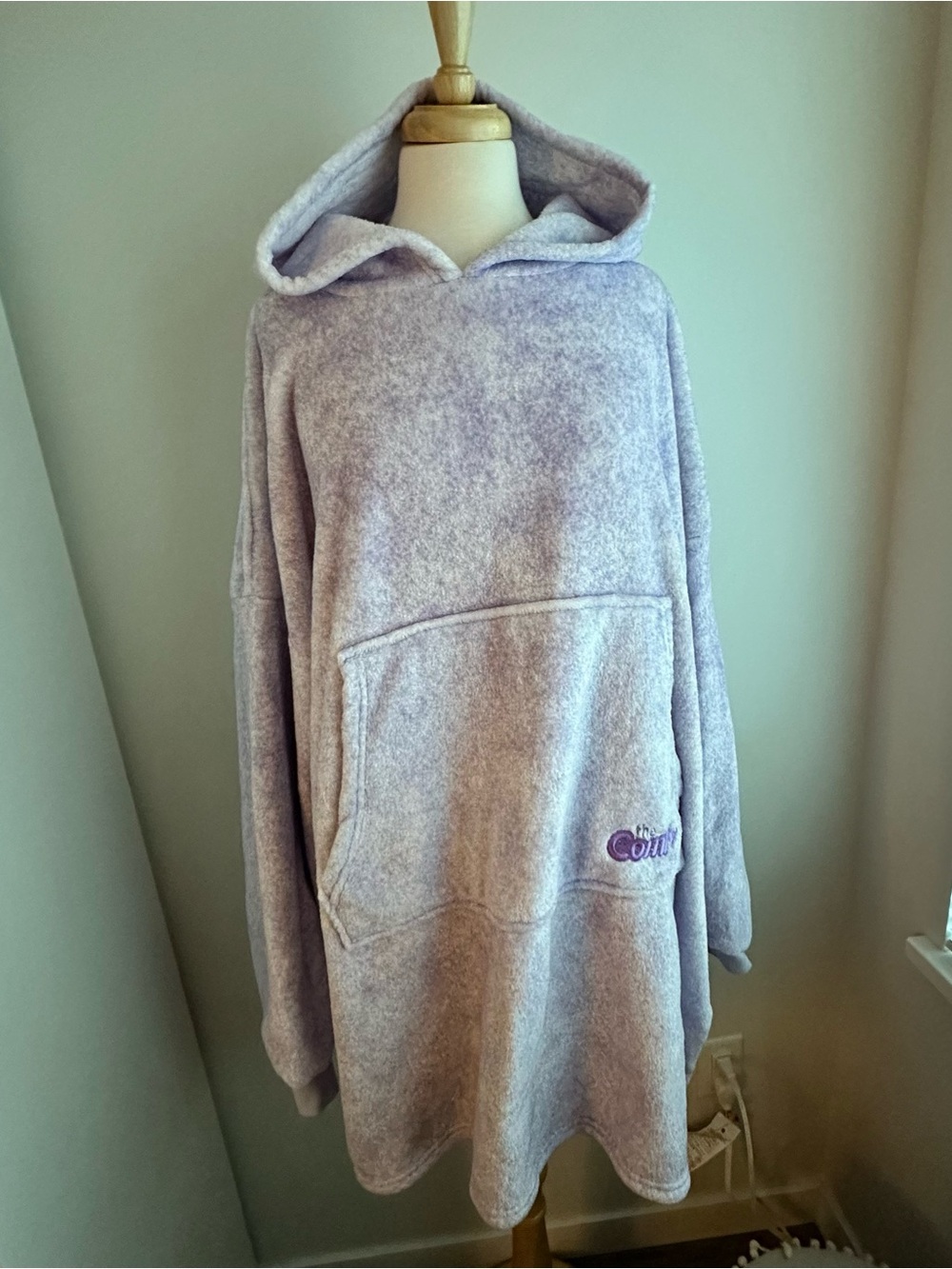 Cozy Oversized Lavender Hoodie Sweater